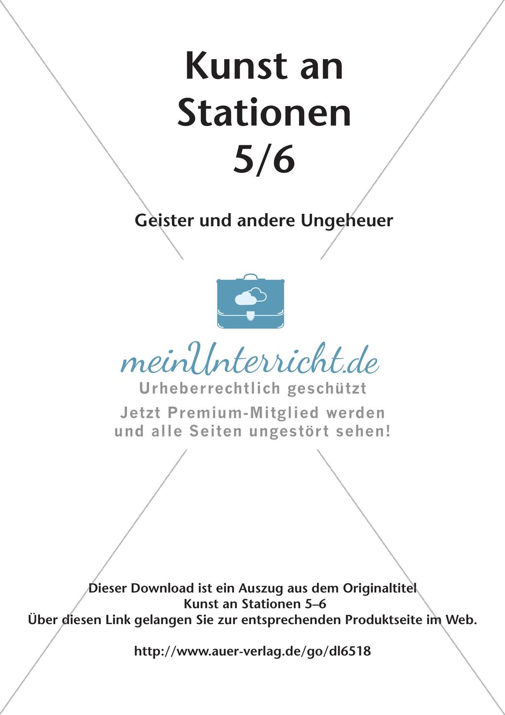 Kunst an Stationen: Geister und Ungeheuer Preview 2
