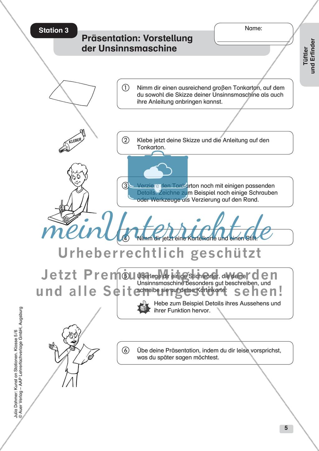 Kunst an Stationen: Tüftler und Erfinder Preview 7