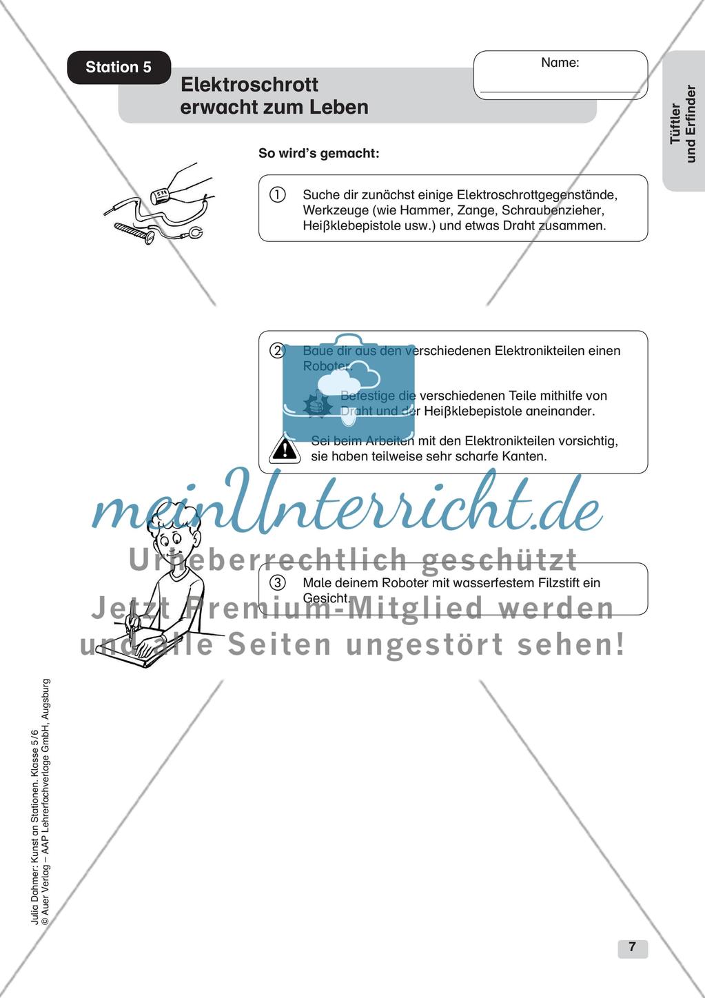 Kunst an Stationen: Tüftler und Erfinder Preview 9