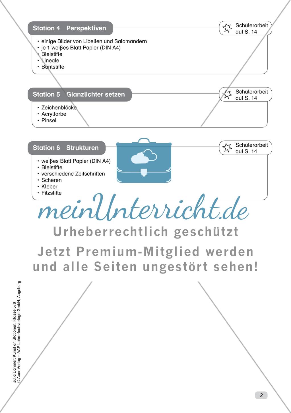 Kunst an Stationen: Gestalterische Mittel Preview 4