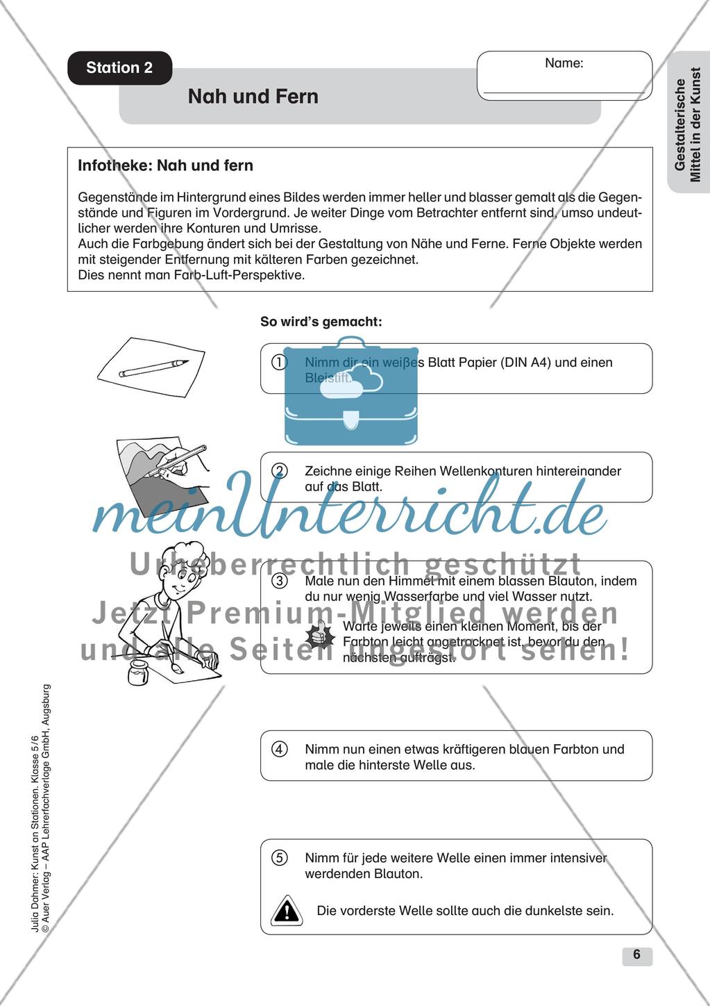 Kunst an Stationen: Gestalterische Mittel Preview 8