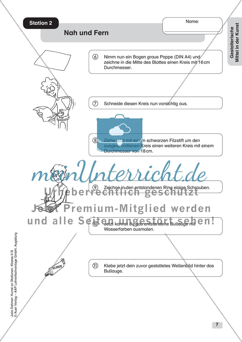 Kunst an Stationen: Gestalterische Mittel Preview 9