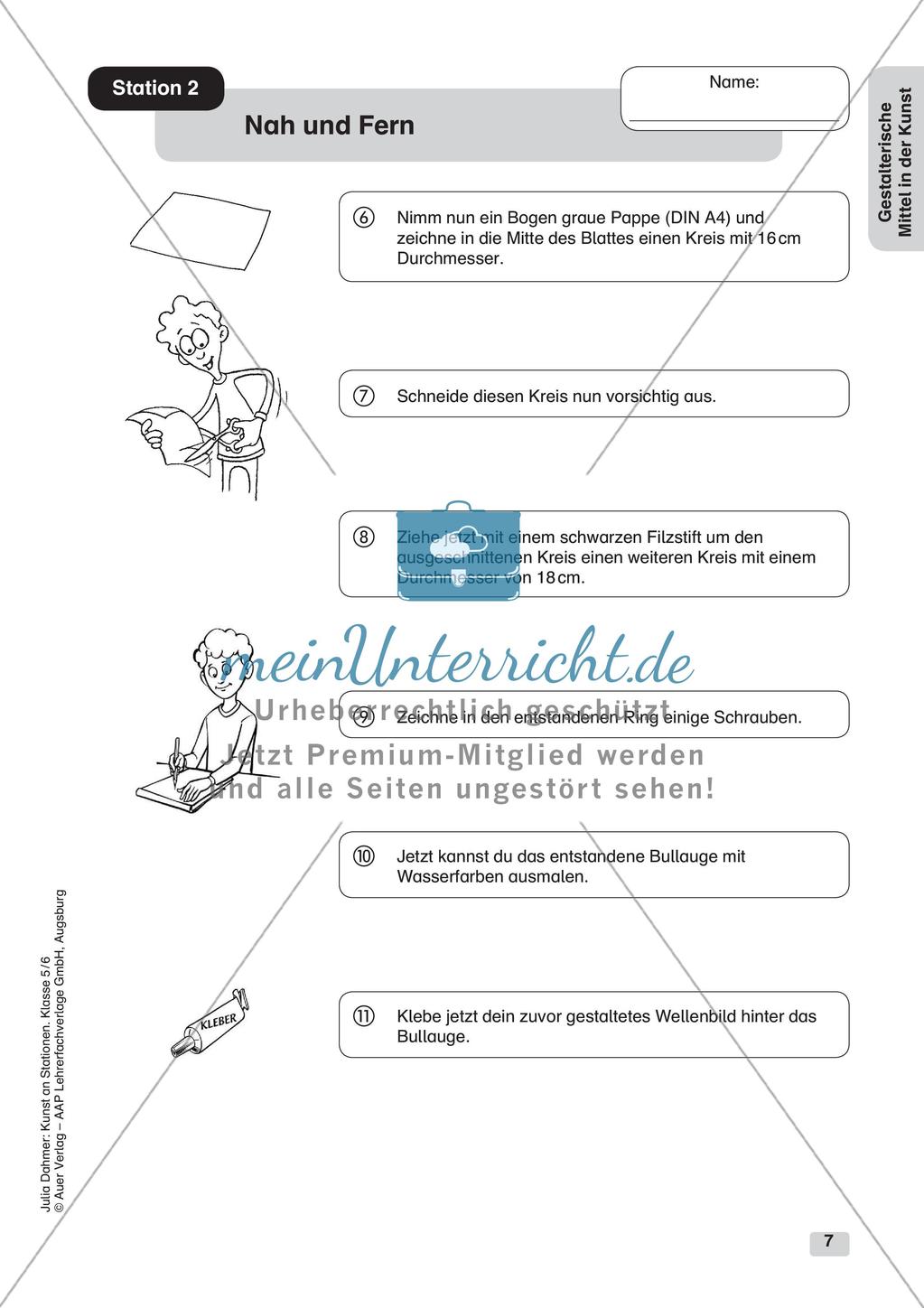 Kunst an Stationen: Gestalterische Mittel Preview 9