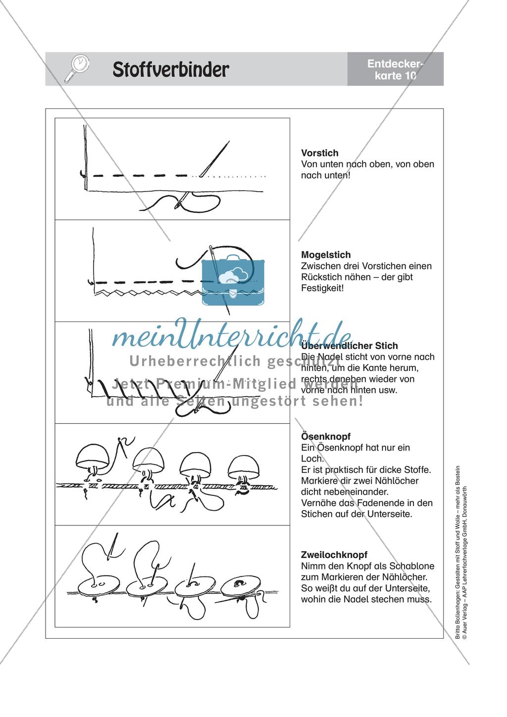 Gestalten mit Stoff und Wolle: Geschenke Preview 10