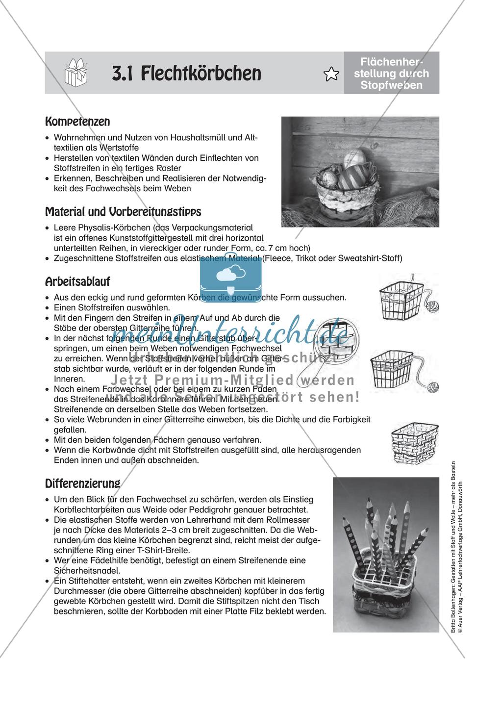 Gestalten mit Stoff und Wolle: Geschenke Preview 11