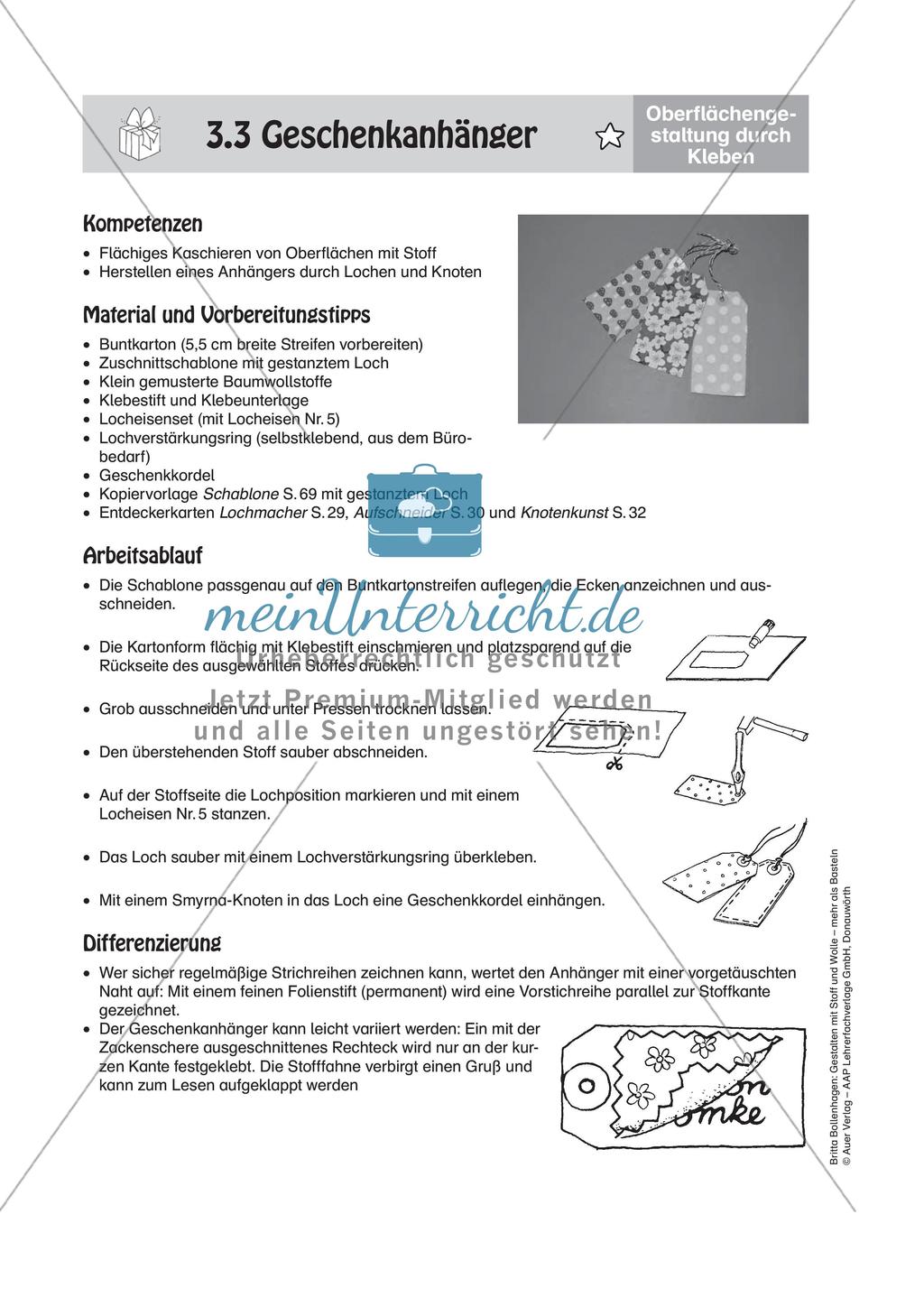 Gestalten mit Stoff und Wolle: Geschenke Preview 13