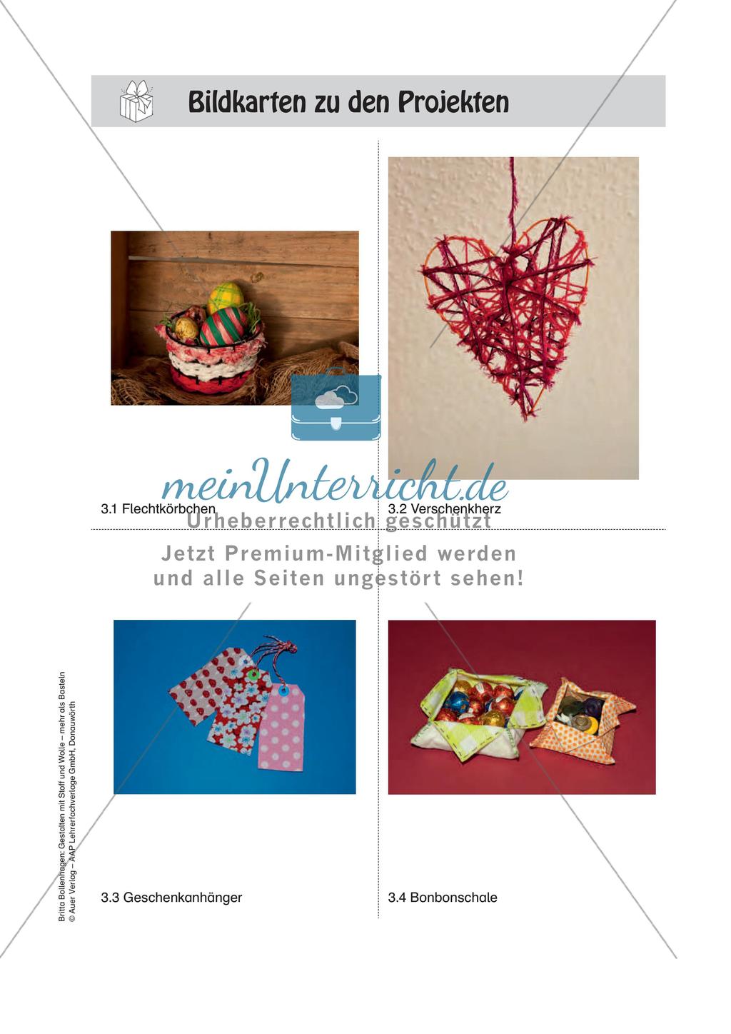 Gestalten mit Stoff und Wolle: Geschenke Preview 3