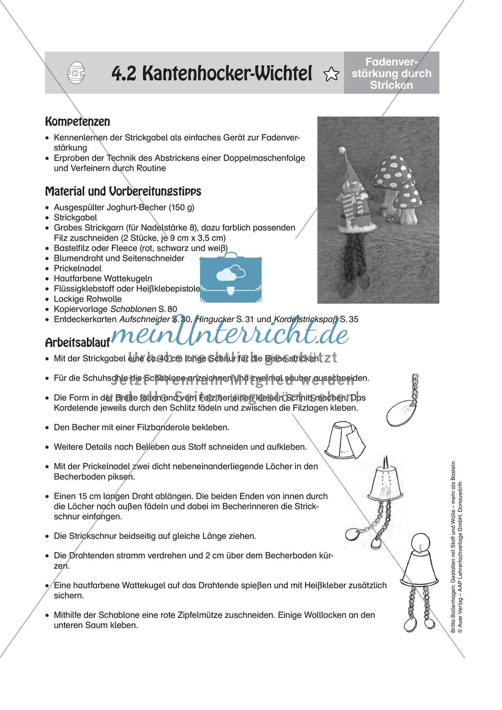 Gestalten mit Stoff und Wolle: Dekorationen Preview 14