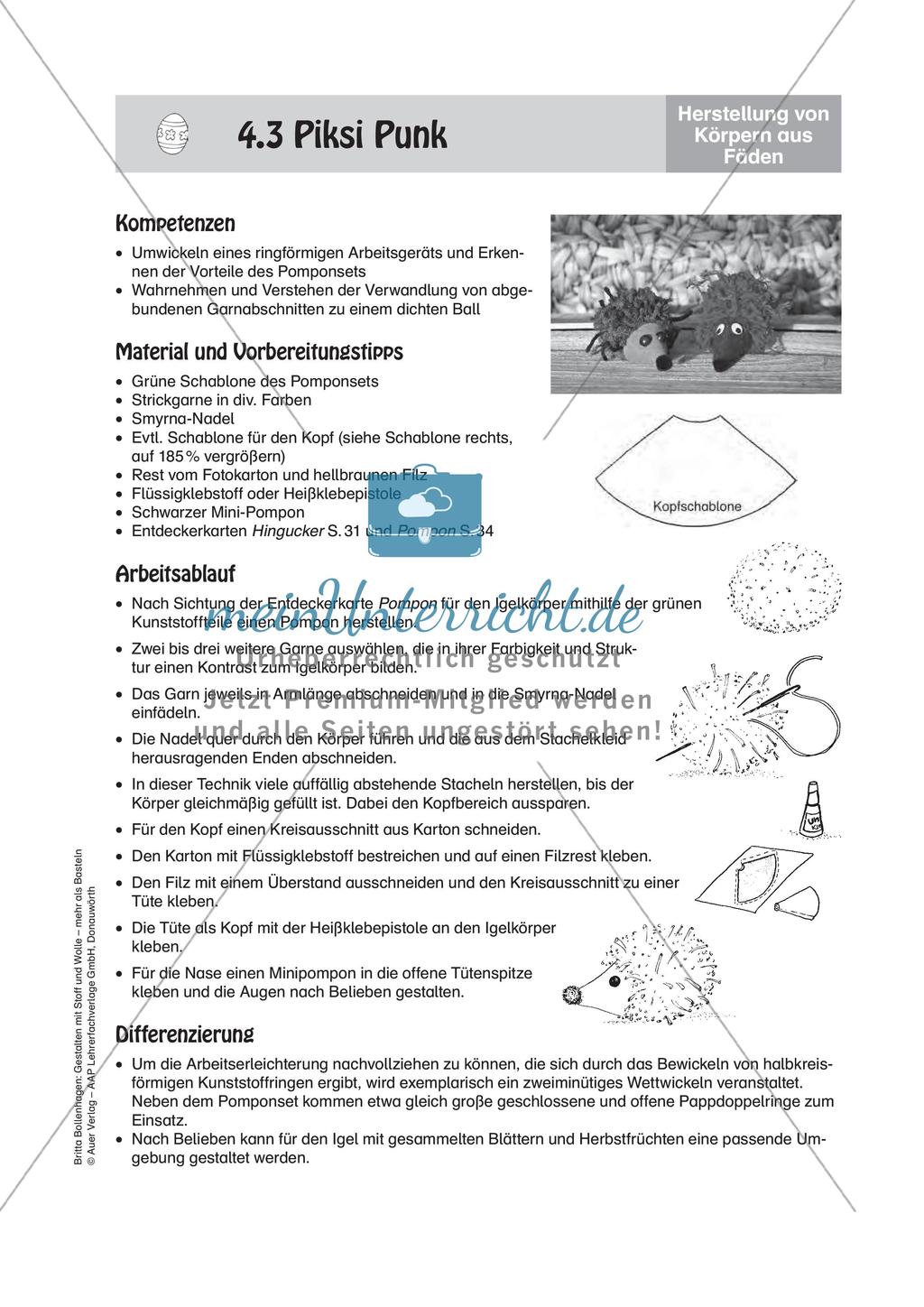 Gestalten mit Stoff und Wolle: Dekorationen Preview 17