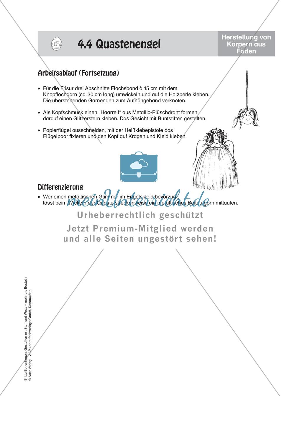 Gestalten mit Stoff und Wolle: Dekorationen Preview 19