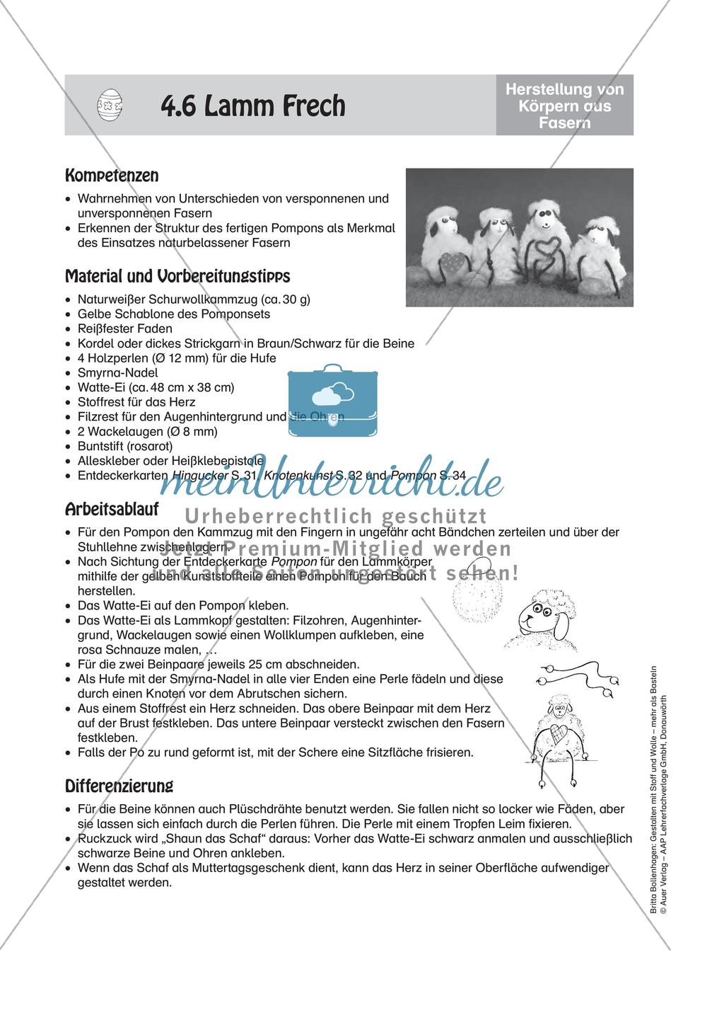 Gestalten mit Stoff und Wolle: Dekorationen Preview 22