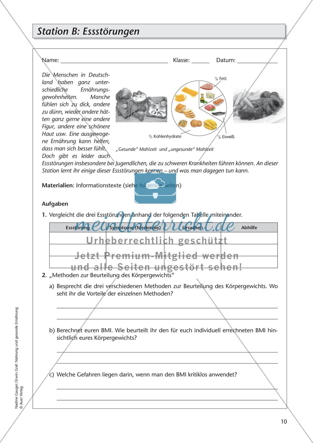 Gesunde Ernährung: Wasser und Lebensmittel Preview 12