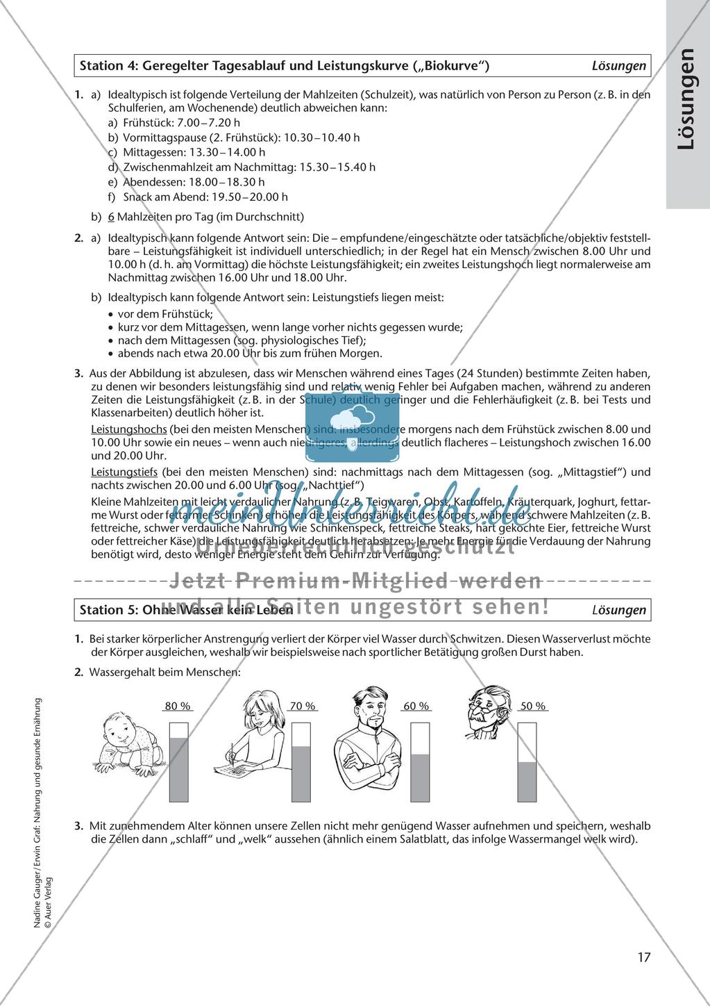 Gesunde Ernährung: Wasser und Lebensmittel Preview 19