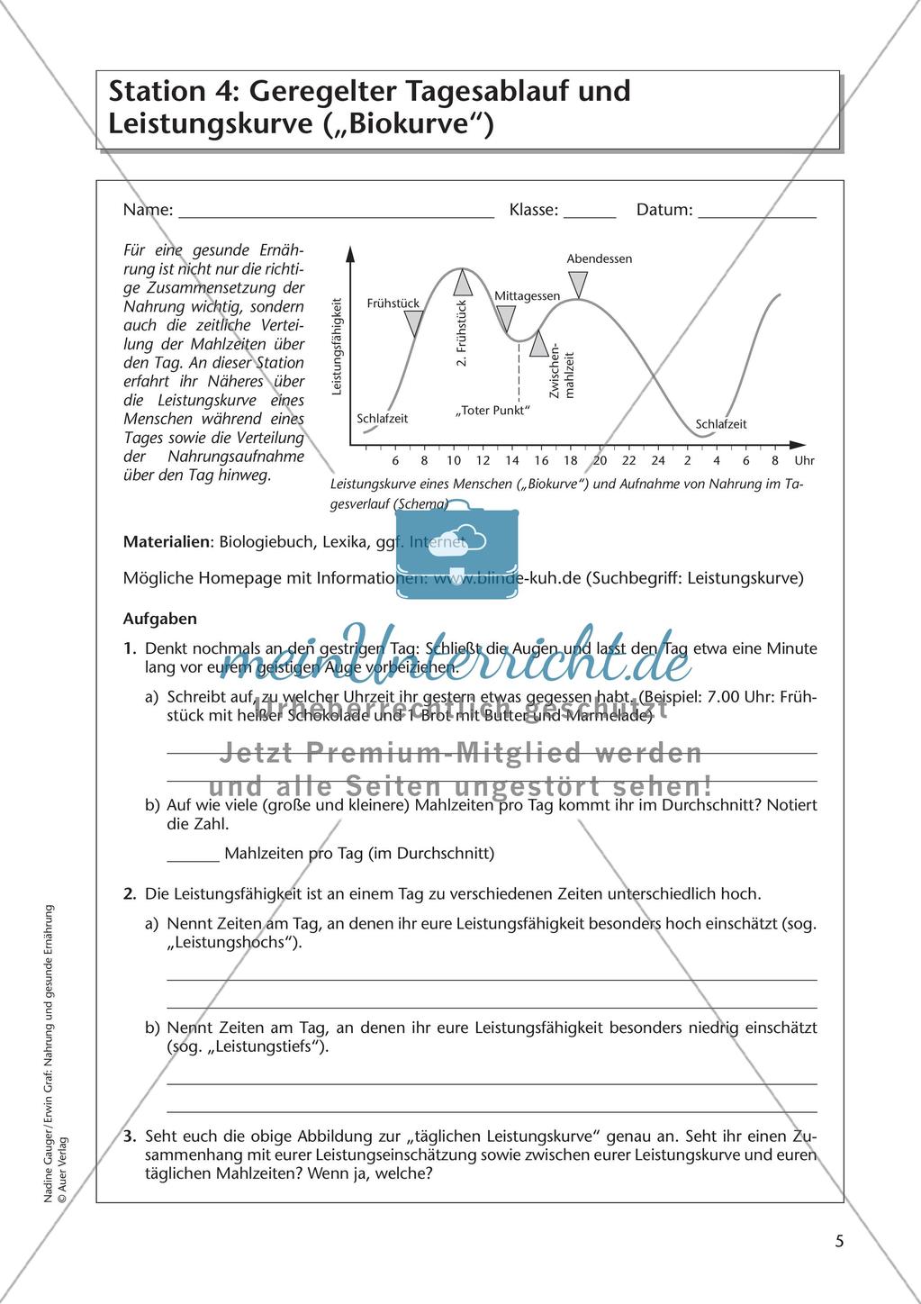 Gesunde Ernährung: Wasser und Lebensmittel Preview 7