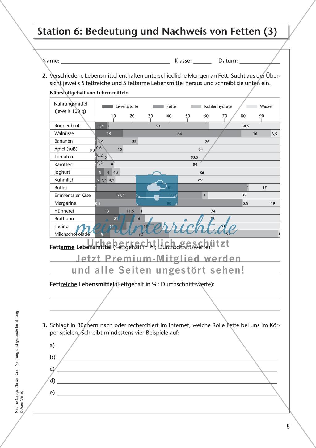 Gesunde Ernährung: Nahrungsbestandteile erforschen Preview 10