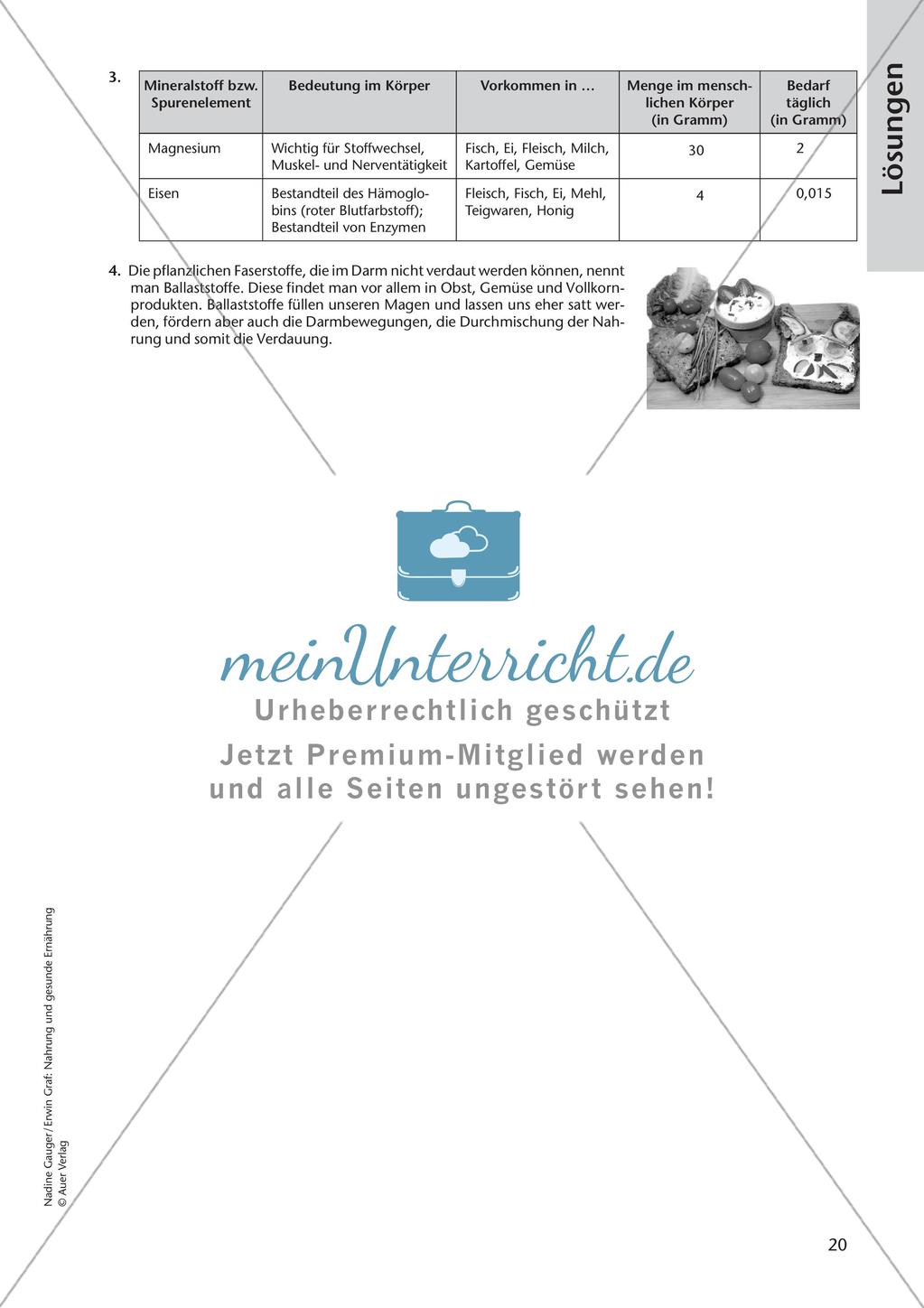 Gesunde Ernährung: Nahrungsbestandteile erforschen Preview 22