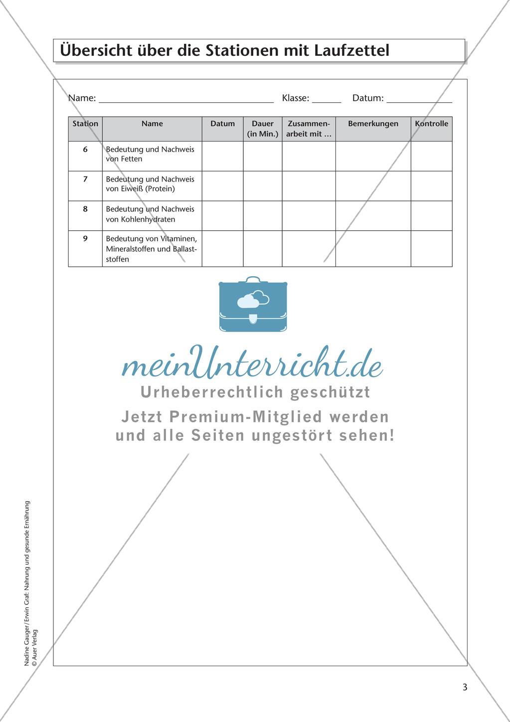 Gesunde Ernährung: Nahrungsbestandteile erforschen Preview 5