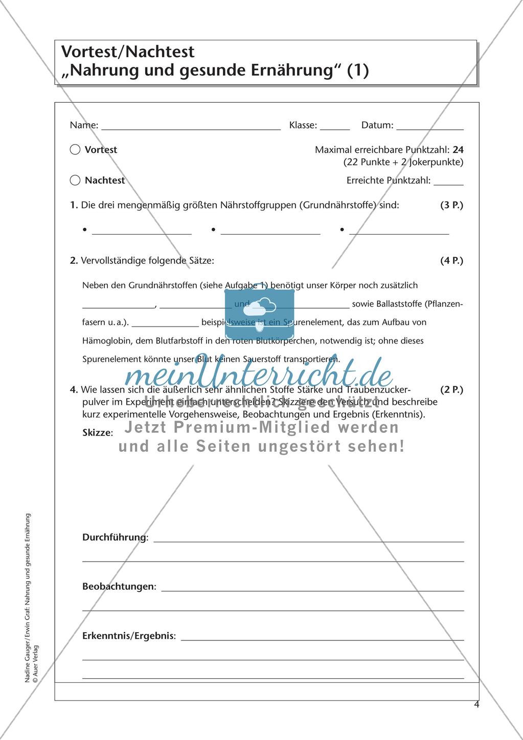 Gesunde Ernährung: Nahrungsbestandteile erforschen Preview 6