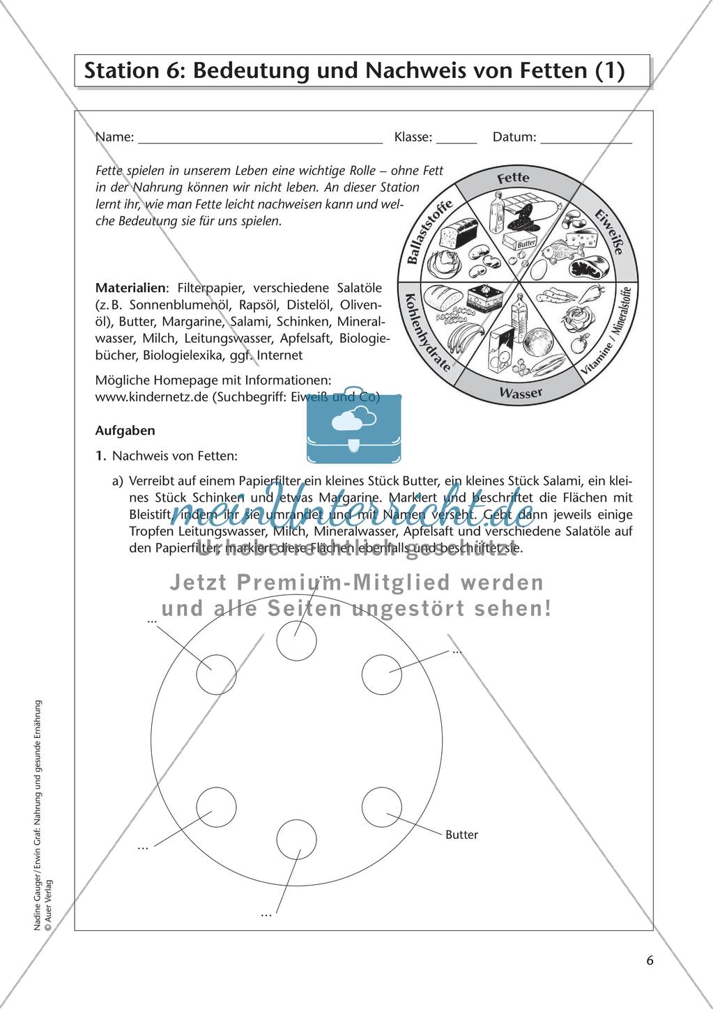 Gesunde Ernährung: Nahrungsbestandteile erforschen Preview 8