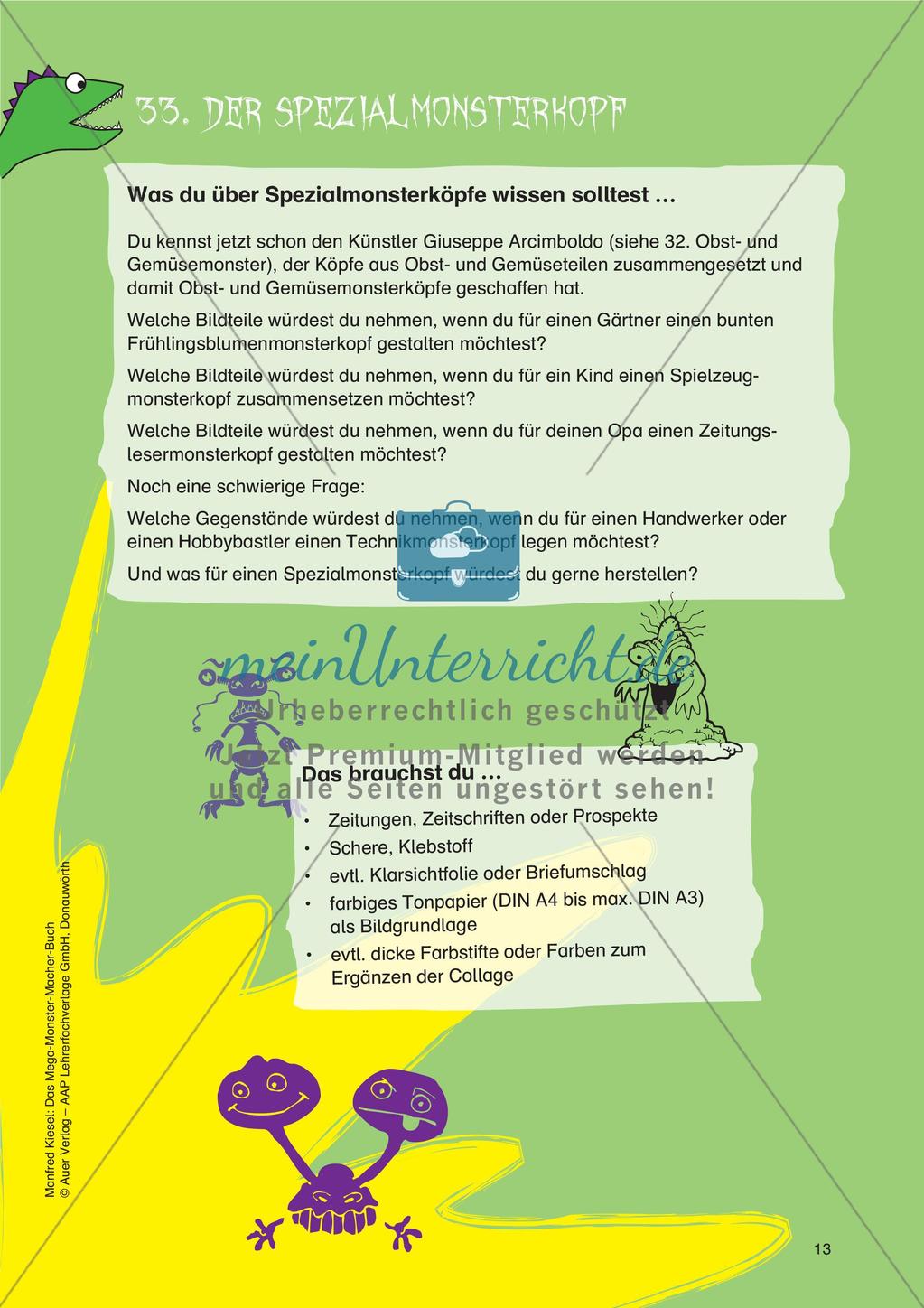 Gestalten im Themenfeld Monster: Collagen Preview 15