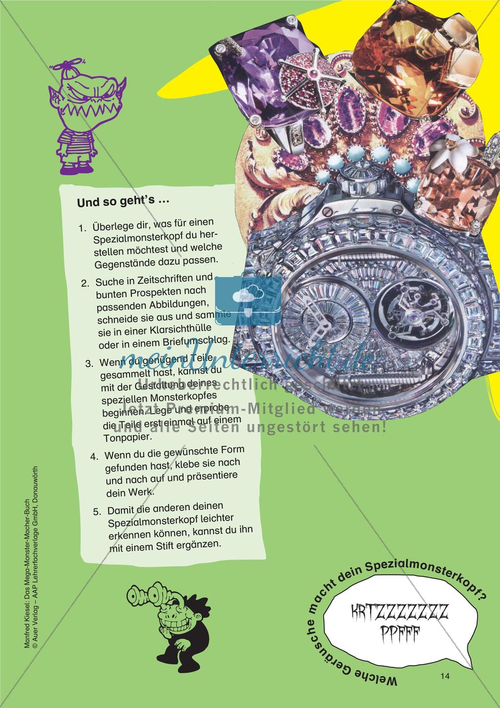Gestalten im Themenfeld Monster: Collagen Preview 16
