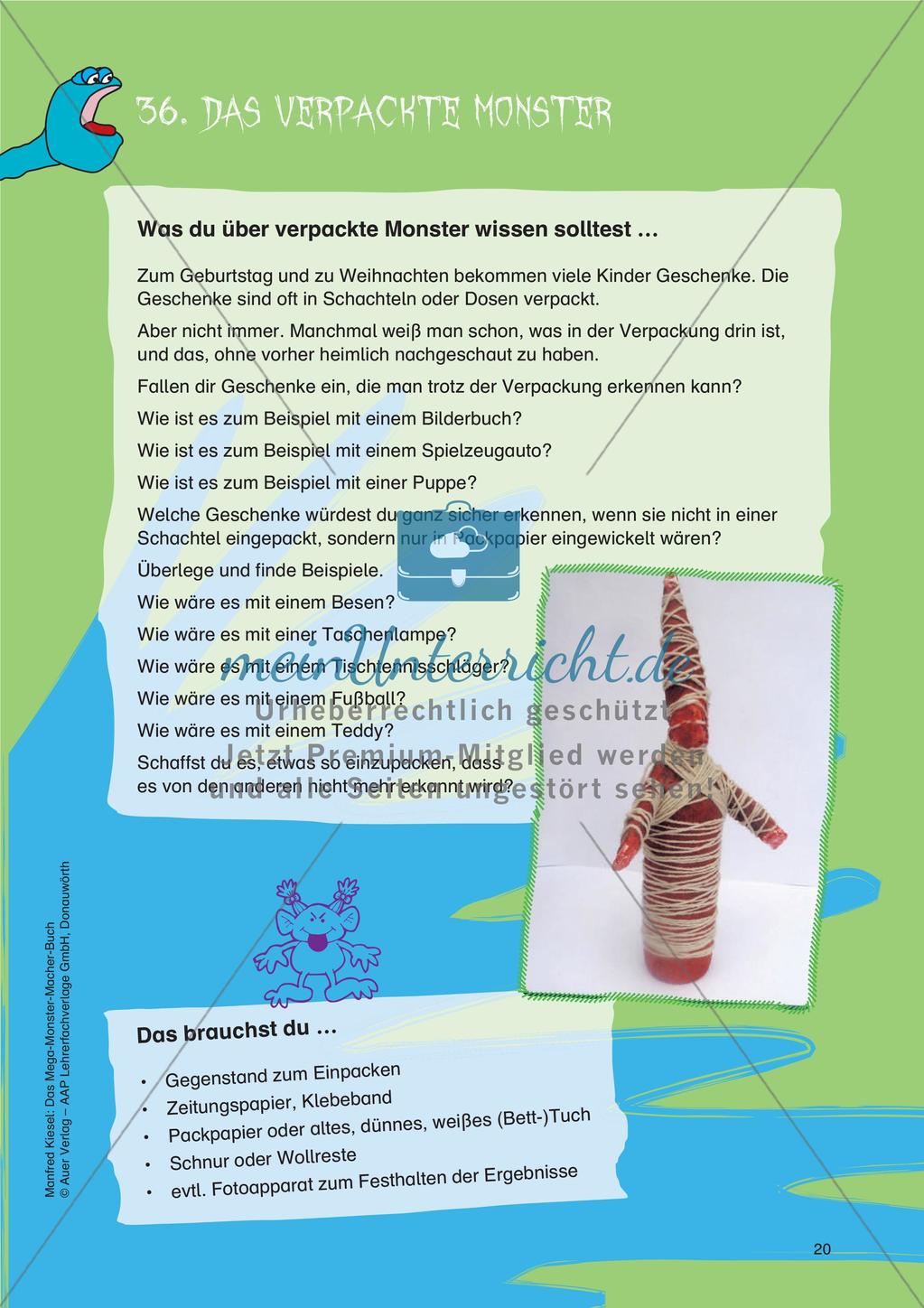 Gestalten im Themenfeld Monster: Skulpturen und Plastiken Preview 22