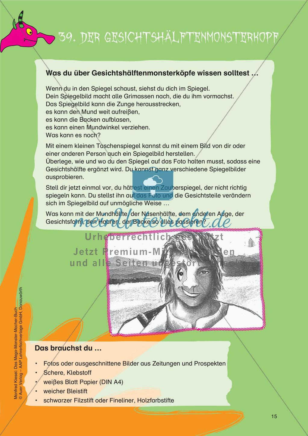 Gestalten im Themenfeld Monster: Linien und Konturen Preview 17