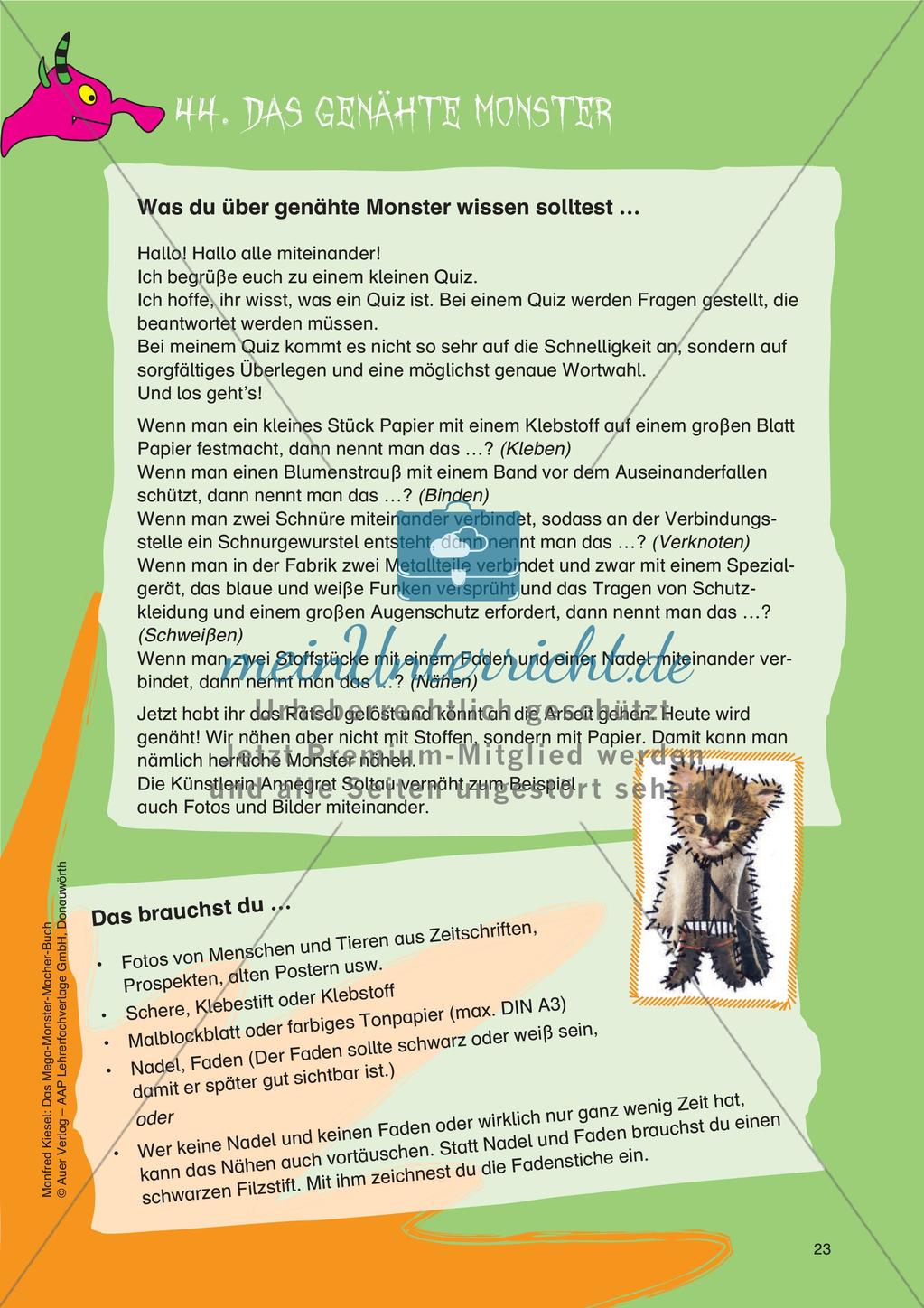 Gestalten im Themenfeld Monster: Linien und Konturen Preview 25