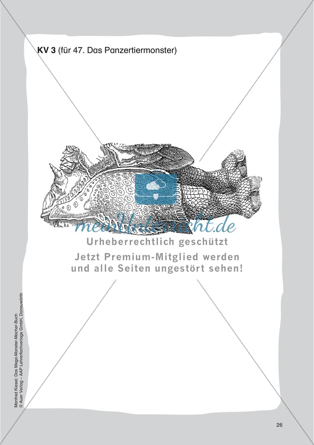 Gestalten im Themenfeld Monster: Linien und Konturen Preview 28