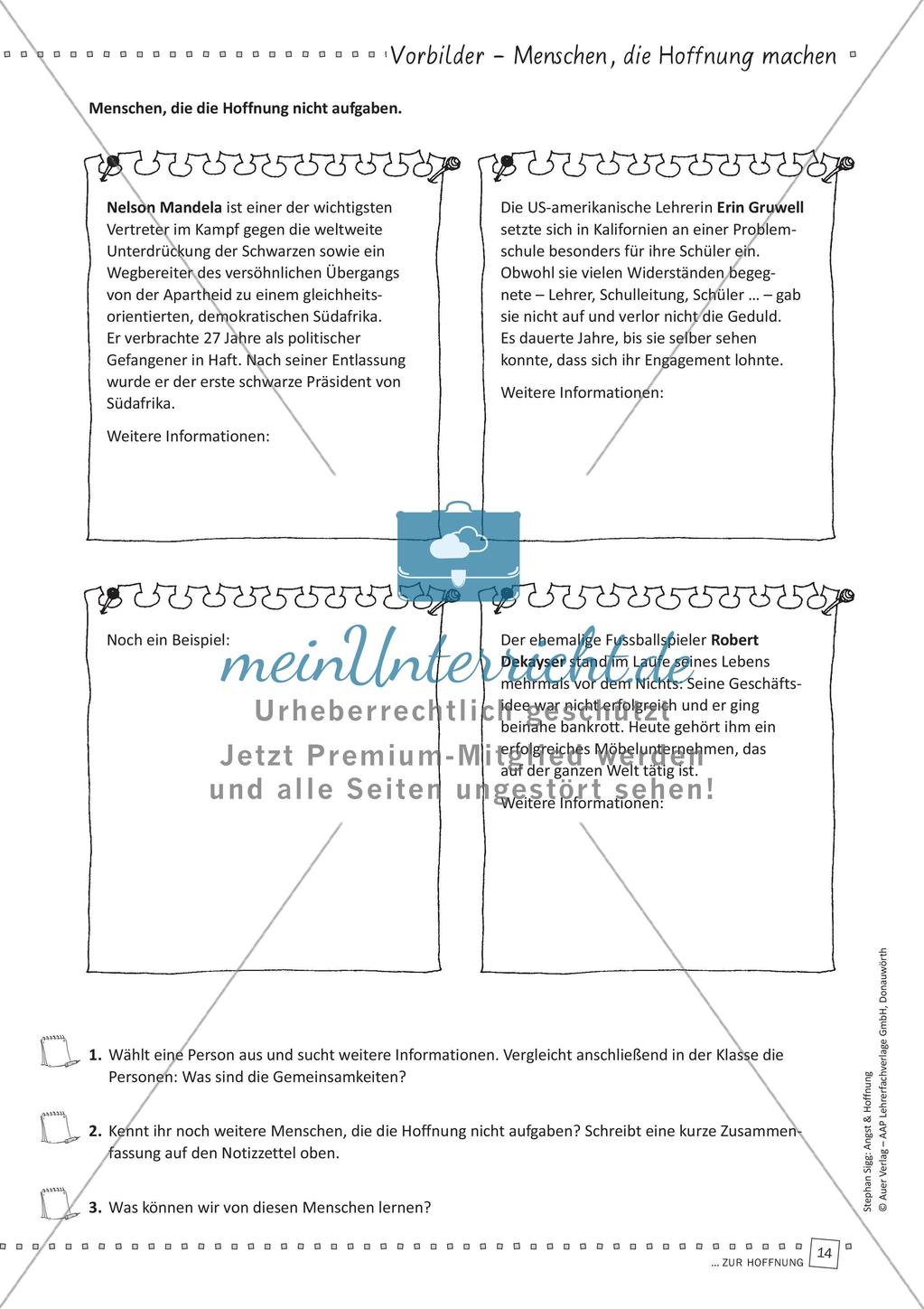 Das Thema Hoffnung im Religionsunterricht Preview 16