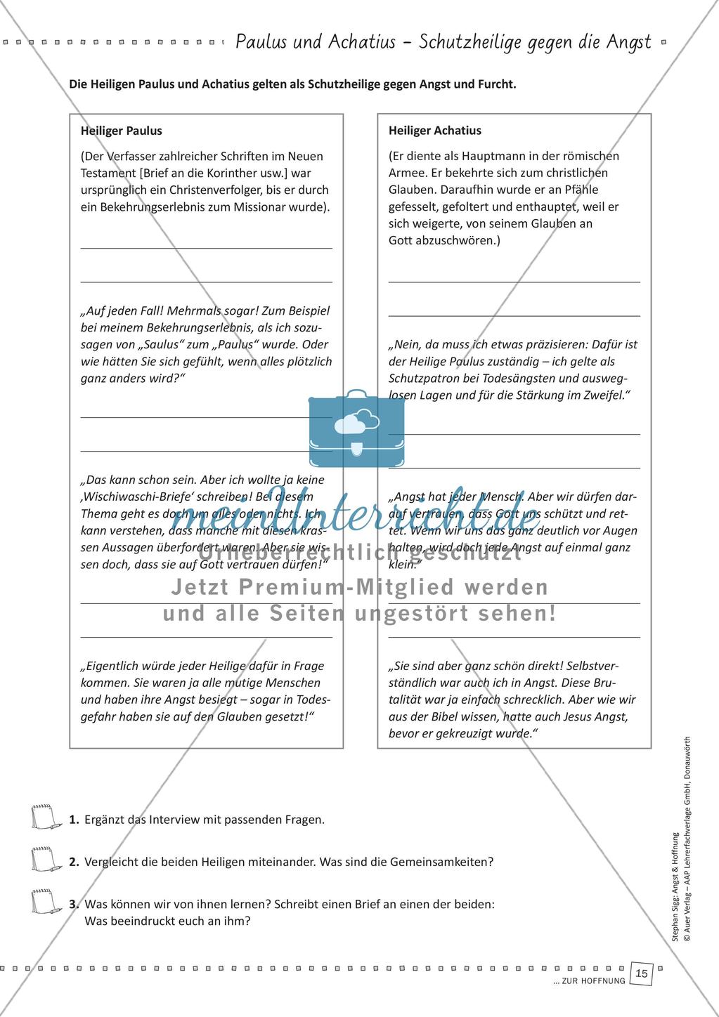 Das Thema Hoffnung im Religionsunterricht Preview 17