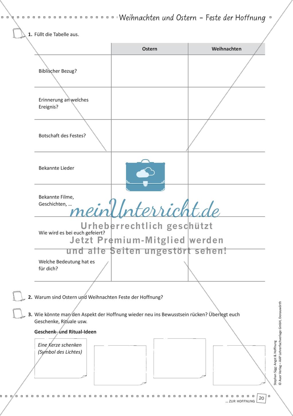 Das Thema Hoffnung im Religionsunterricht Preview 22