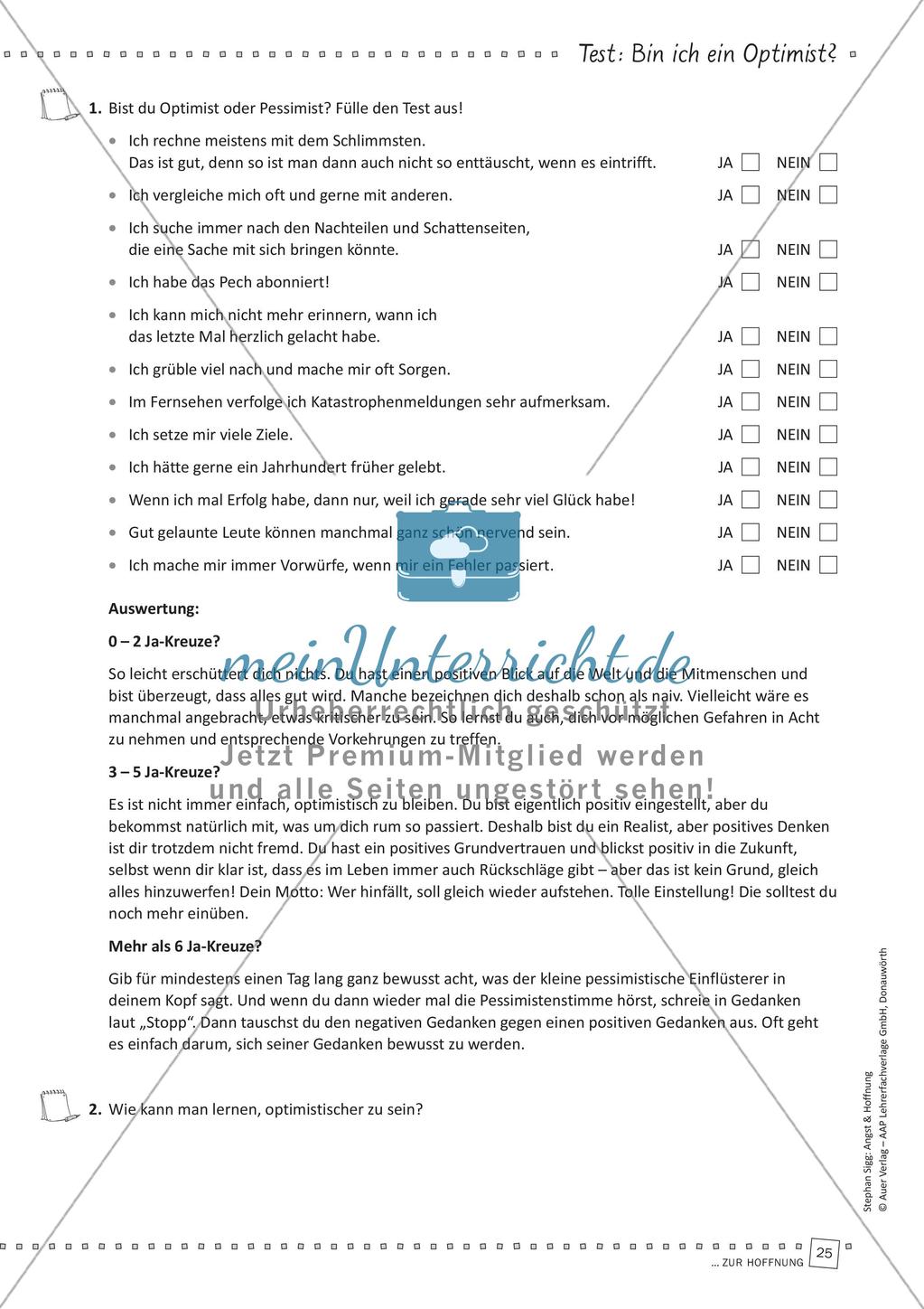 Das Thema Hoffnung im Religionsunterricht Preview 27