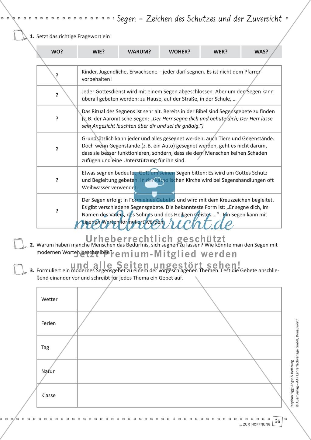 Das Thema Hoffnung im Religionsunterricht Preview 30