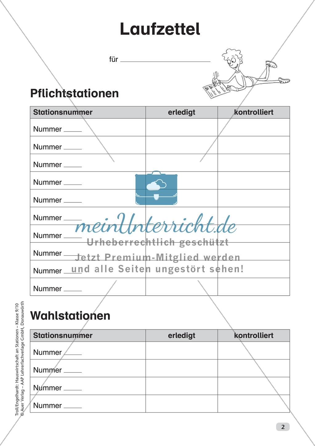 Stationenlernen Mathematik: Quadratische Funktionen Preview 4