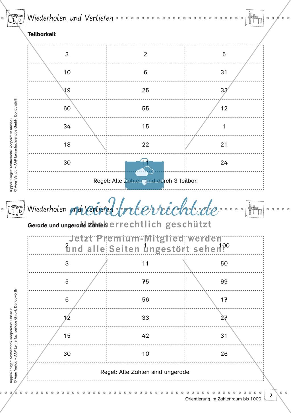 Mathematik kooperativ: Orientierung im Zahlenraum bis 1000 Preview 4