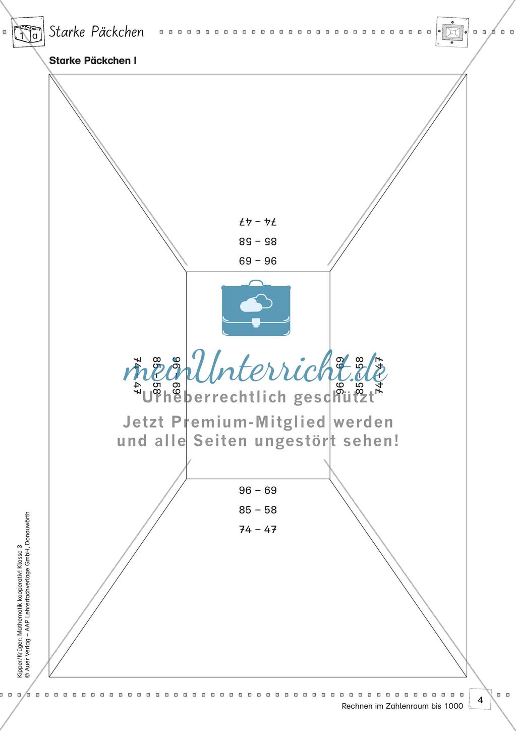 Mathematik kooperativ: Rechnen im Zahlenraum bis 1000 Preview 6