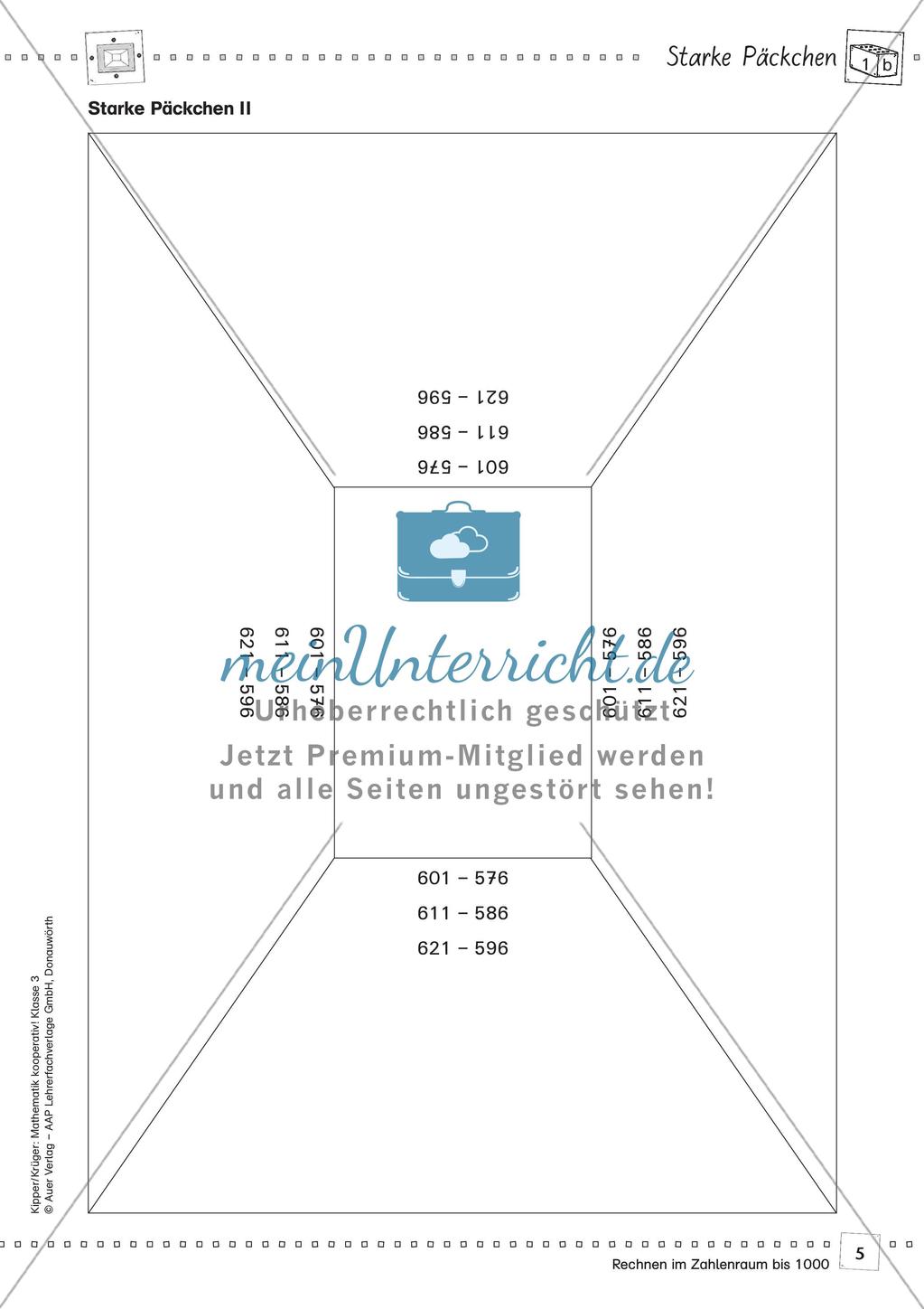 Mathematik kooperativ: Rechnen im Zahlenraum bis 1000 Preview 7