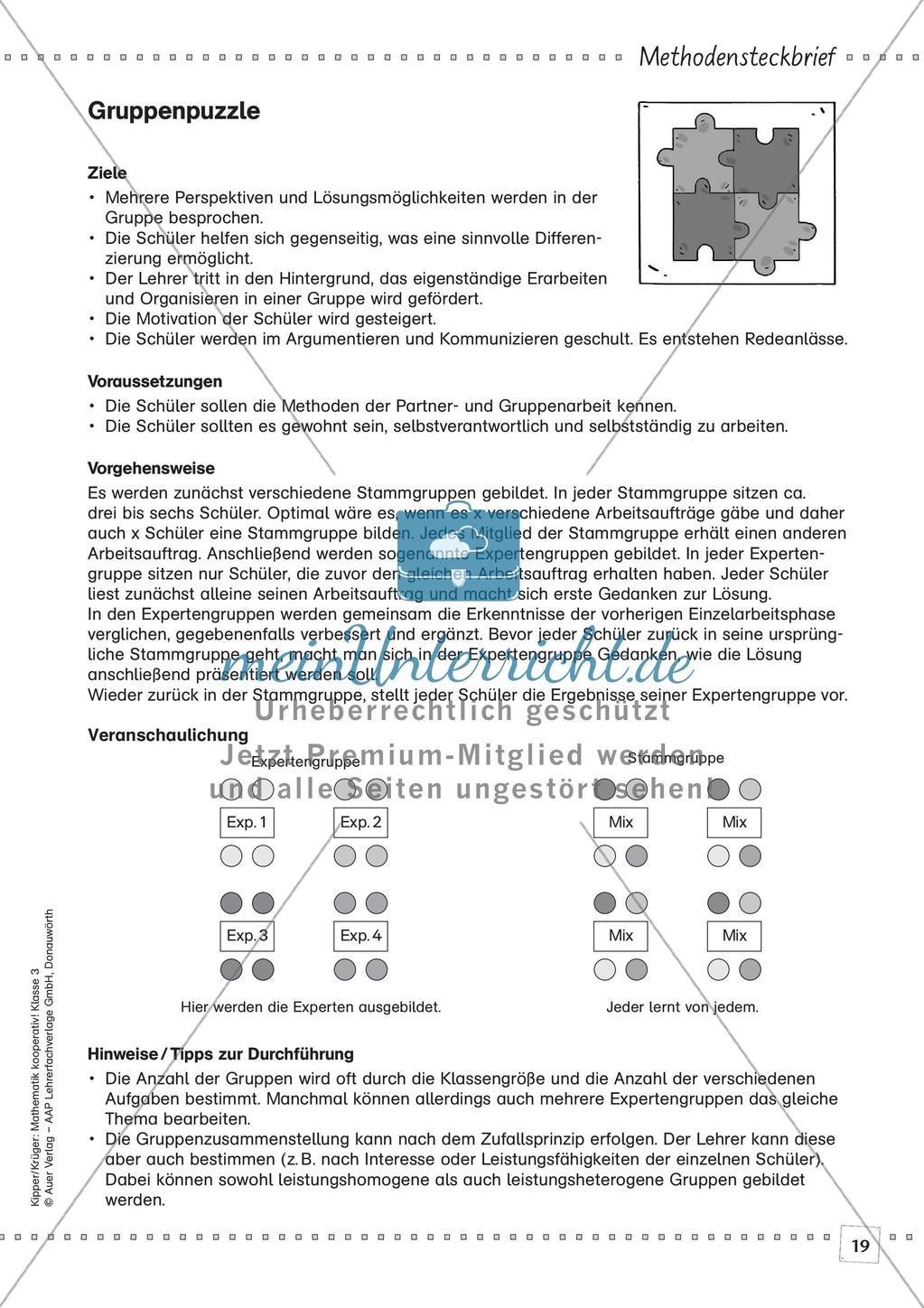 Mathematik kooperativ: Flächen und Körper Preview 21