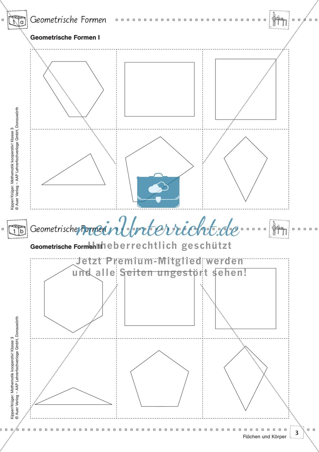Mathematik kooperativ: Flächen und Körper Preview 5