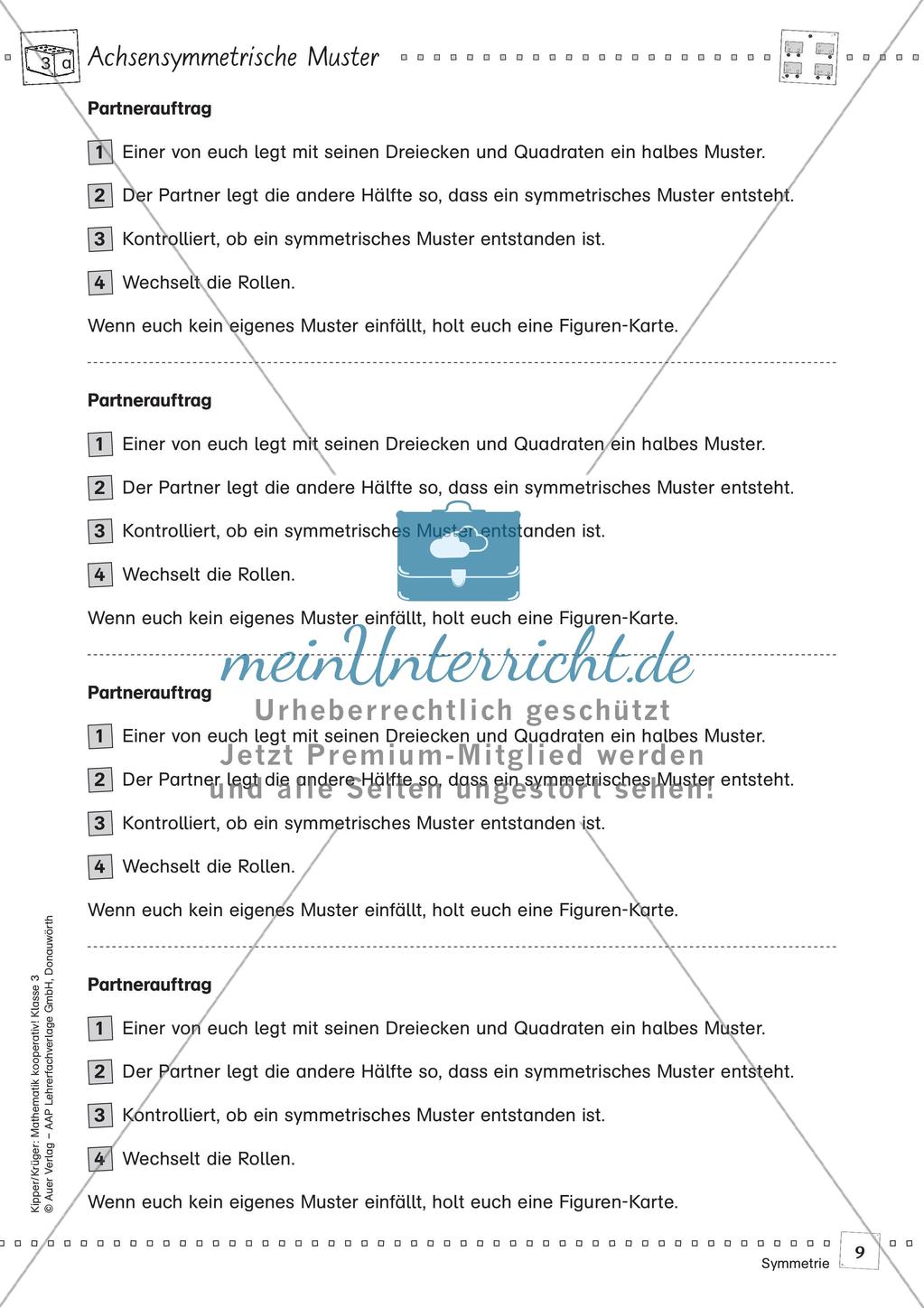 Mathematik kooperativ: Symmetrie Preview 11