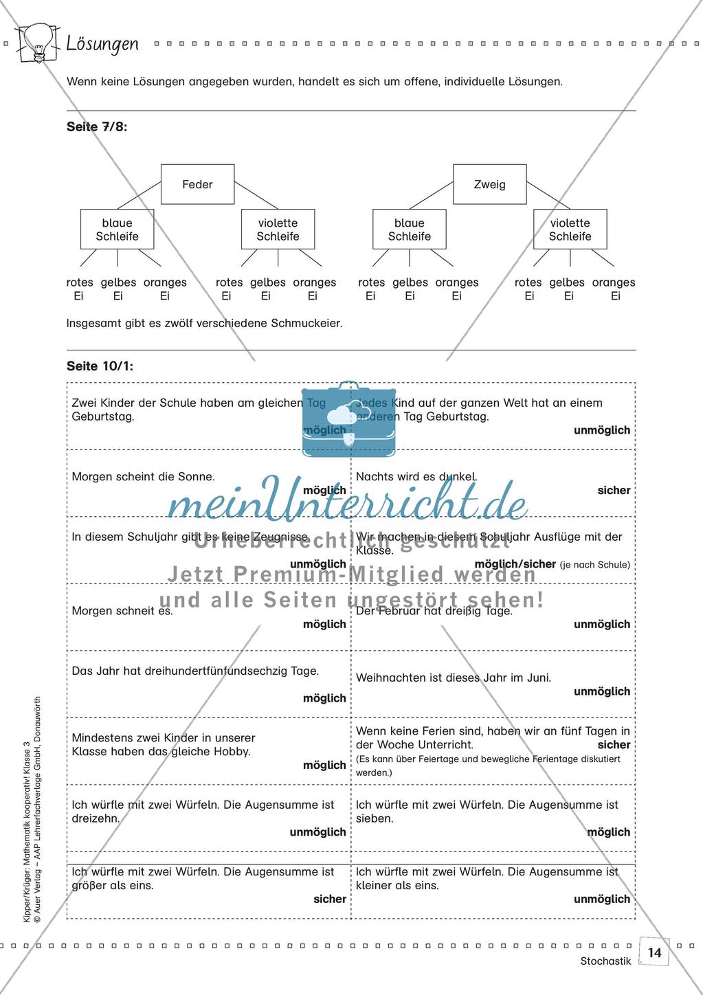 Mathematik kooperativ: Stochastik Preview 16
