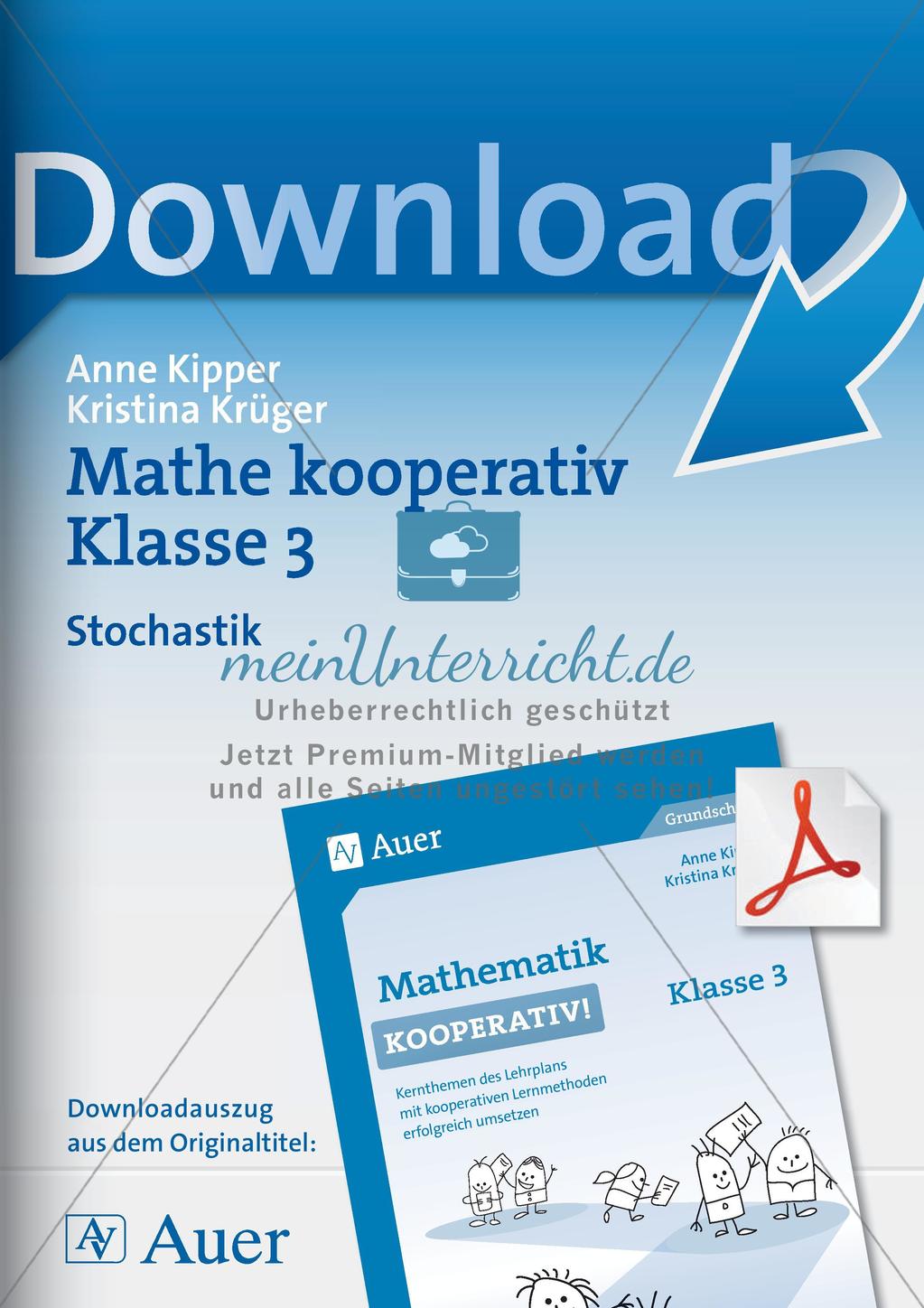 Mathematik kooperativ: Stochastik Preview 1
