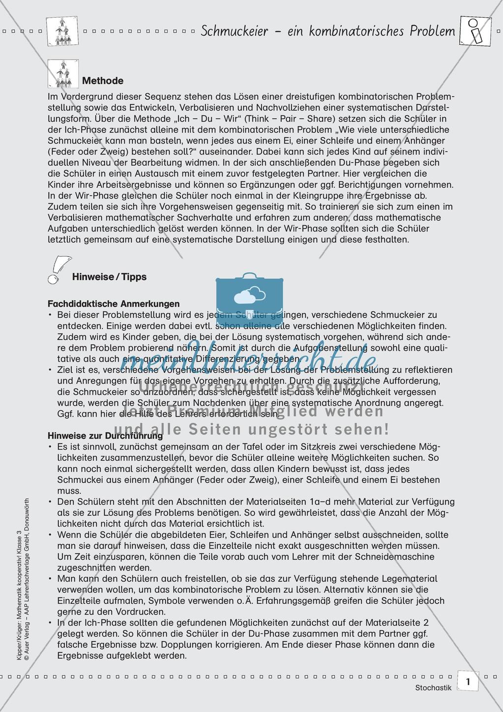 Mathematik kooperativ: Stochastik Preview 3
