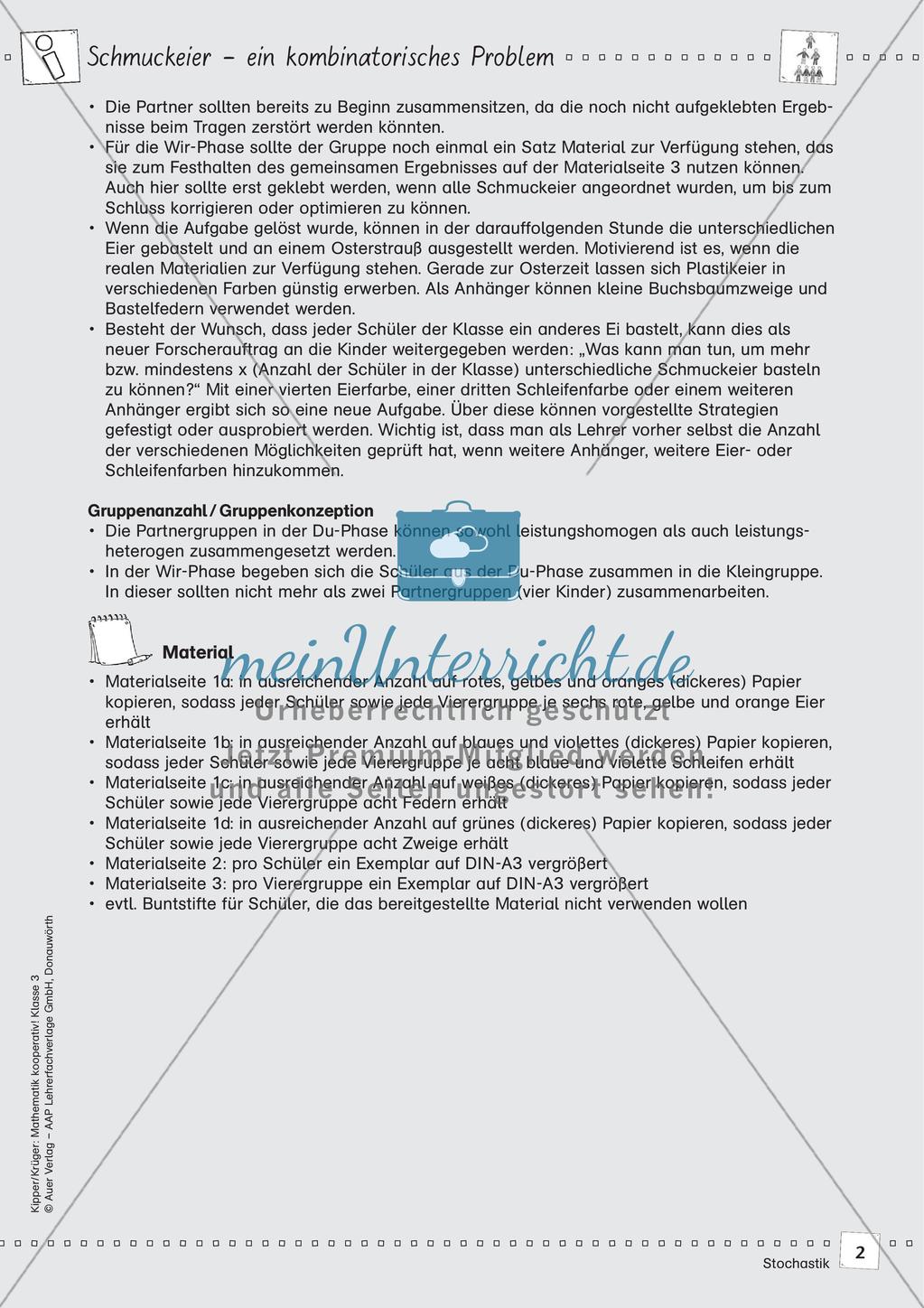 Mathematik kooperativ: Stochastik Preview 4
