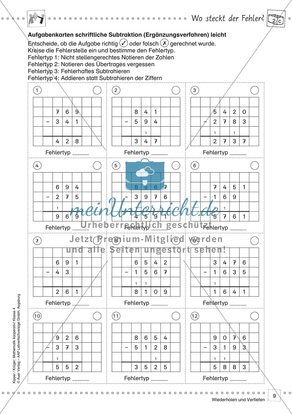 Mathematik kooperativ: Wiederholen und Vertiefen Preview 11