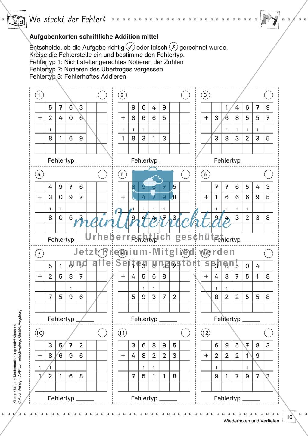 Mathematik kooperativ: Wiederholen und Vertiefen Preview 12