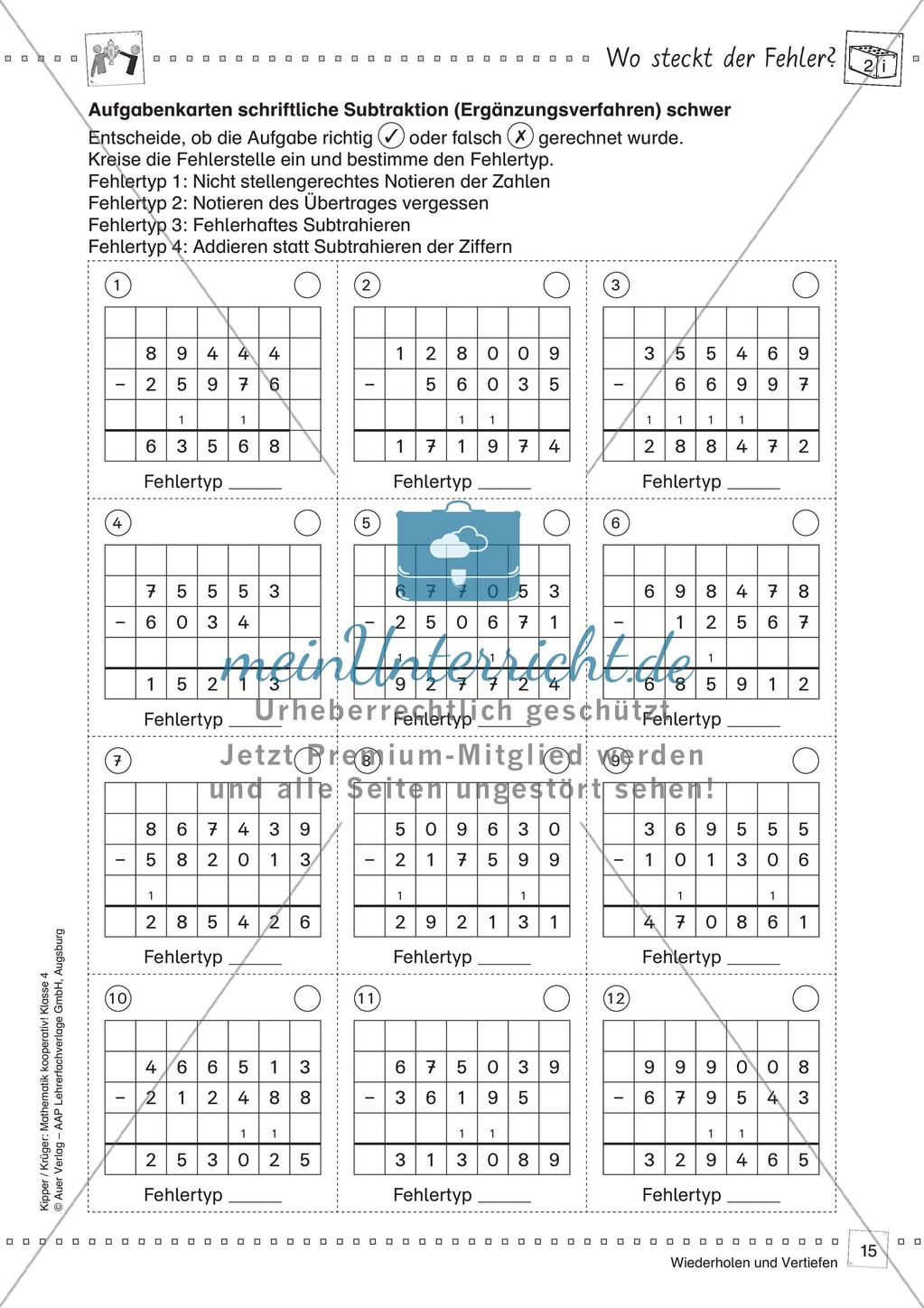 Mathematik kooperativ: Wiederholen und Vertiefen Preview 17