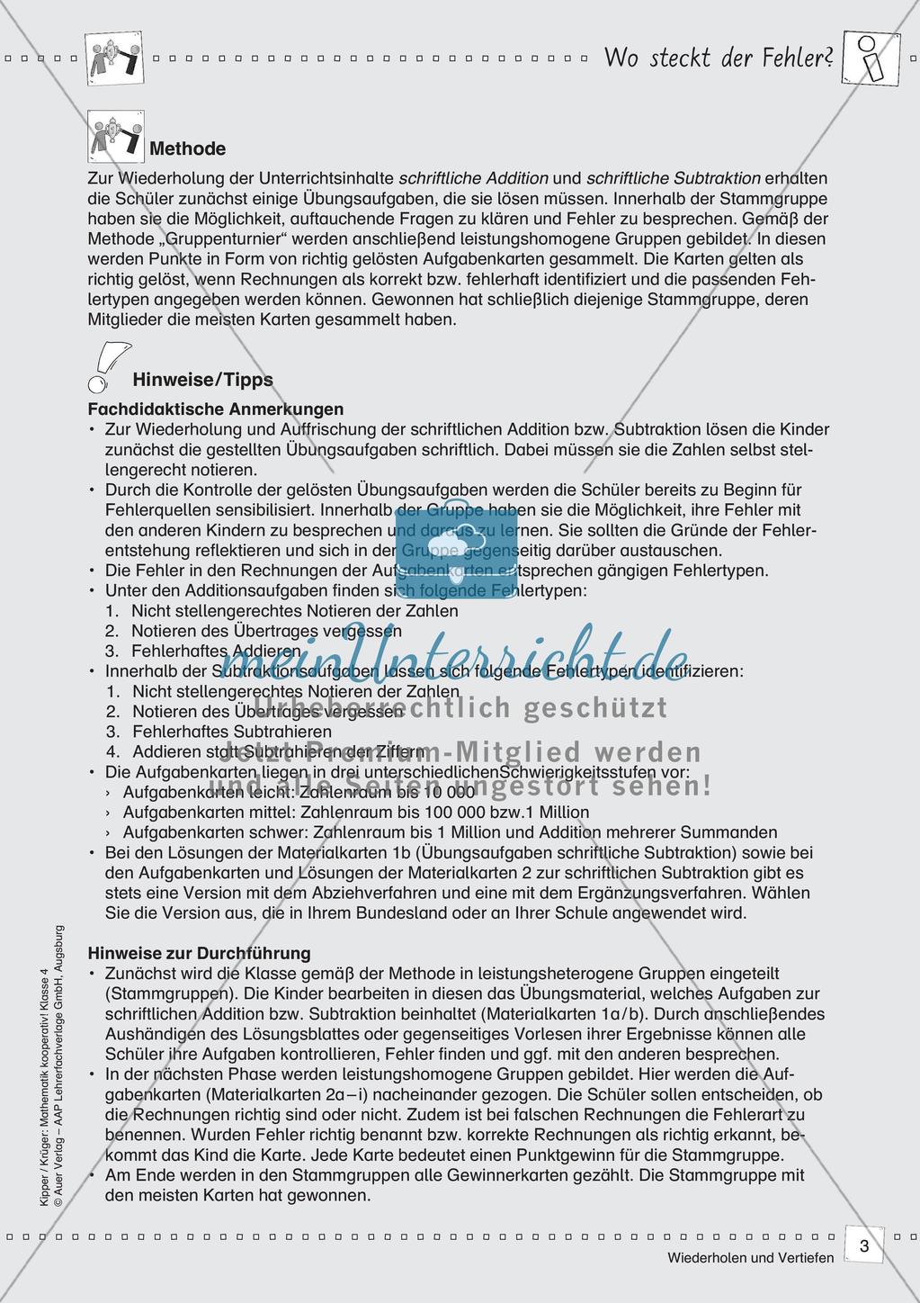 Mathematik kooperativ: Wiederholen und Vertiefen Preview 5