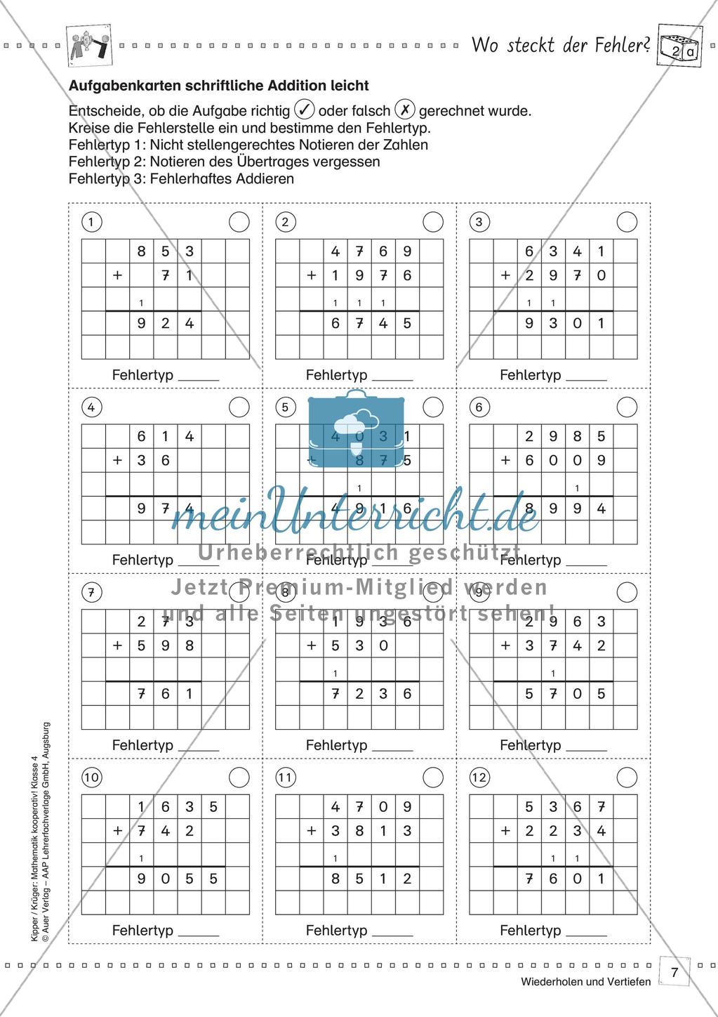 Mathematik kooperativ: Wiederholen und Vertiefen Preview 9